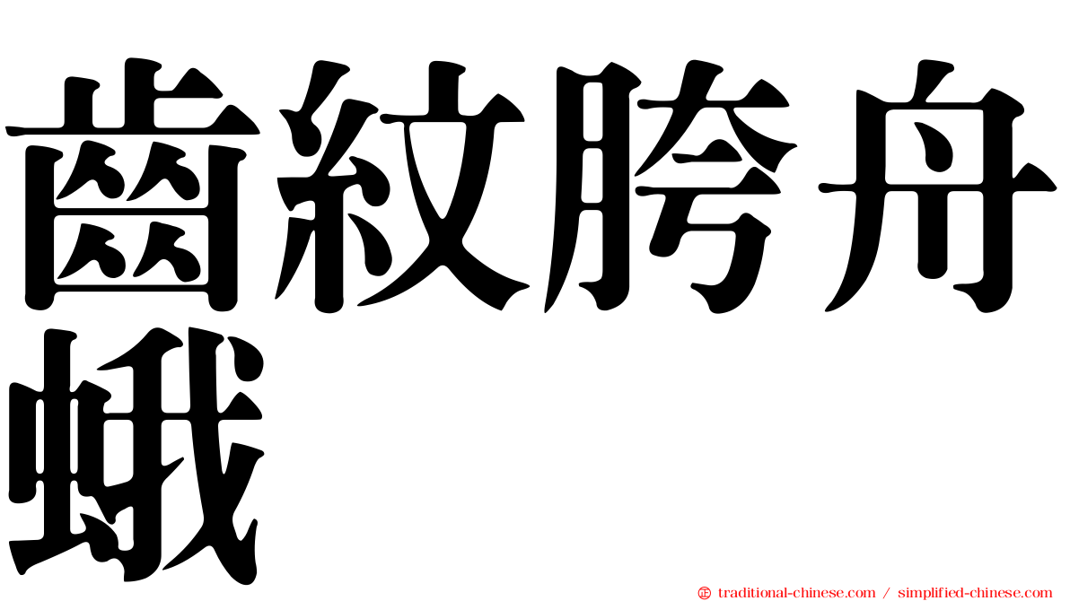 齒紋胯舟蛾