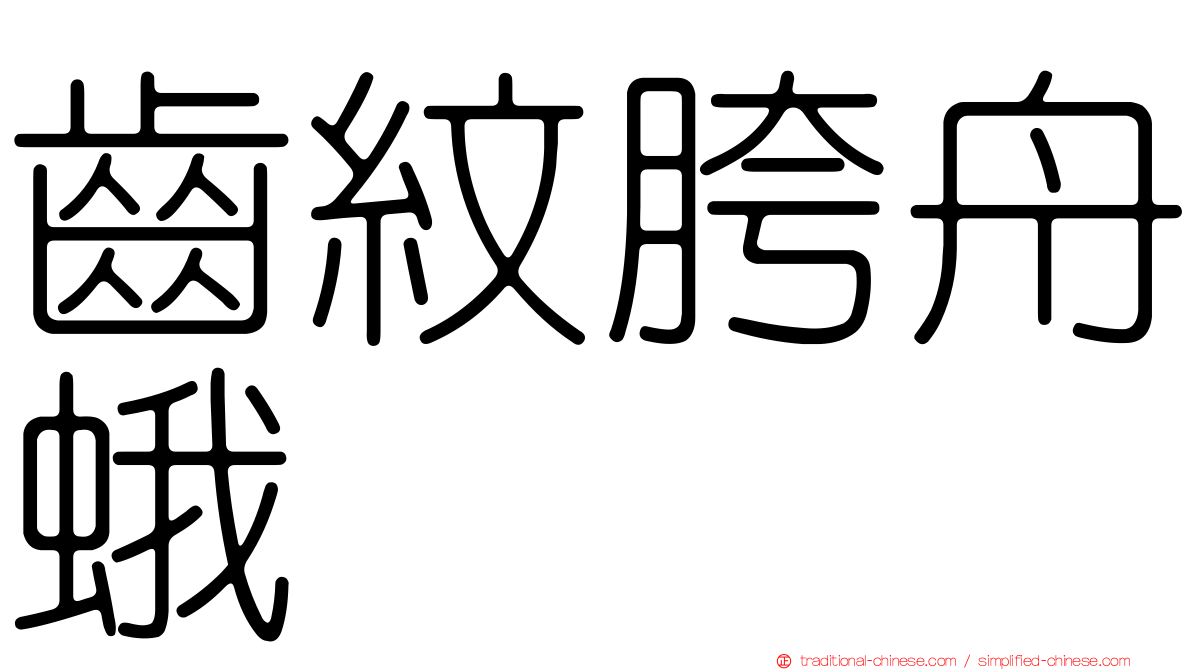 齒紋胯舟蛾