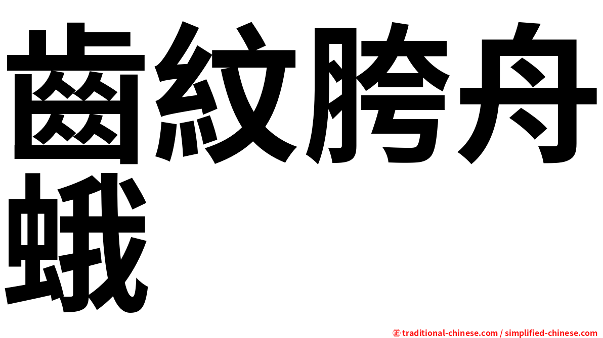齒紋胯舟蛾