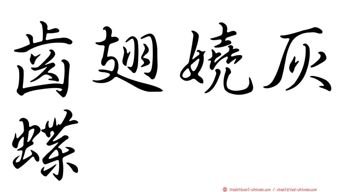齒翅嬈灰蝶