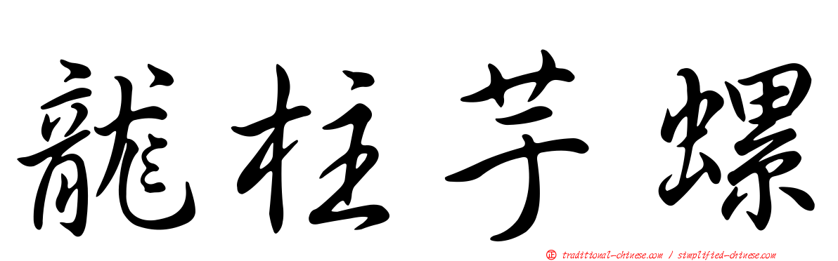 龍柱芋螺