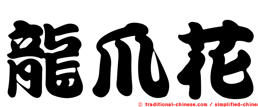 龍爪花