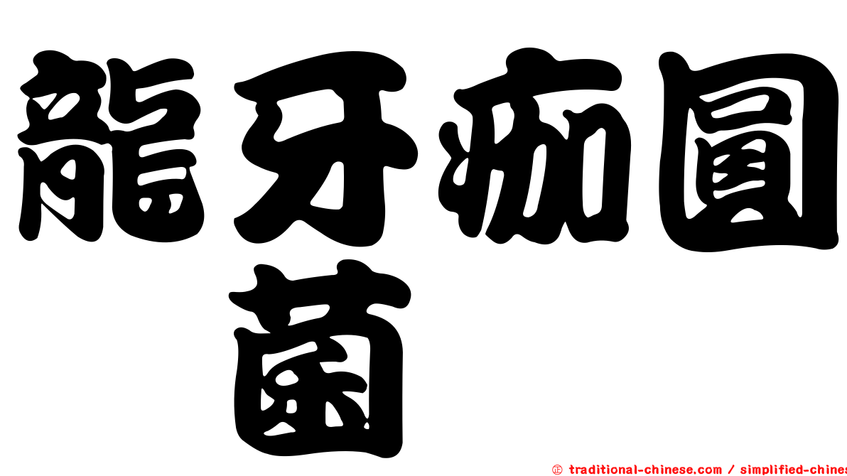 龍牙痂圓孢菌