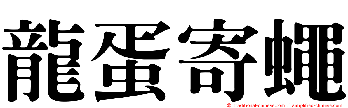 龍蛋寄蠅
