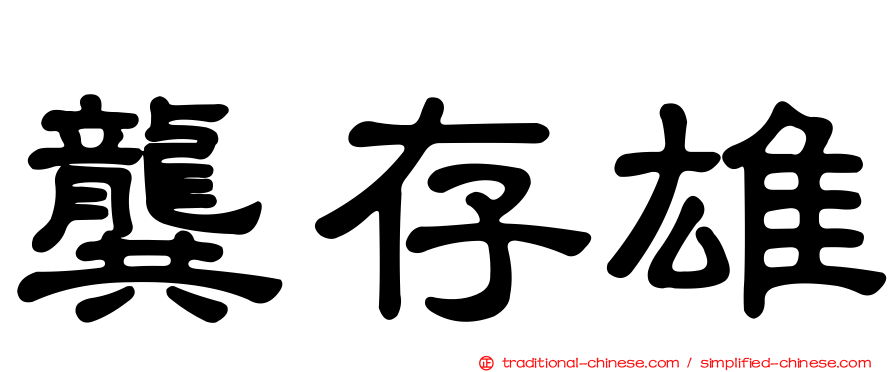 龔存雄