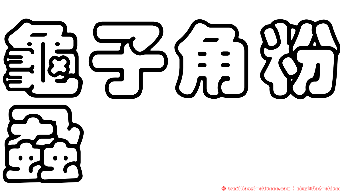 龜子角粉蝨