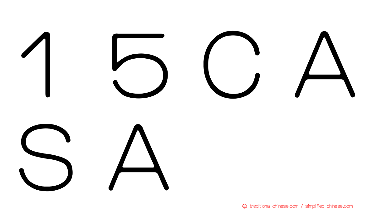 １５ＣＡＳＡ