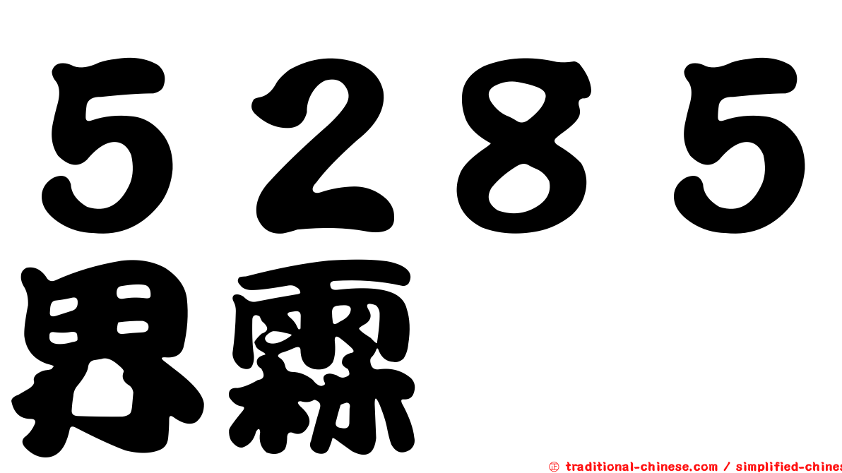 ５２８５界霖
