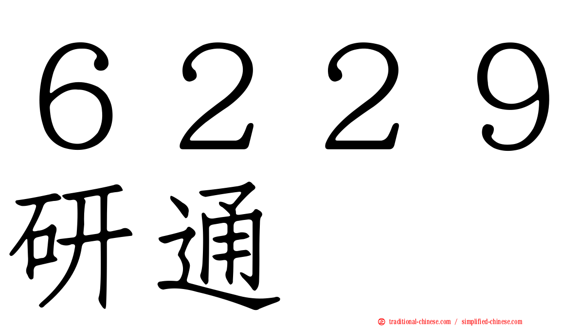 ６２２９研通