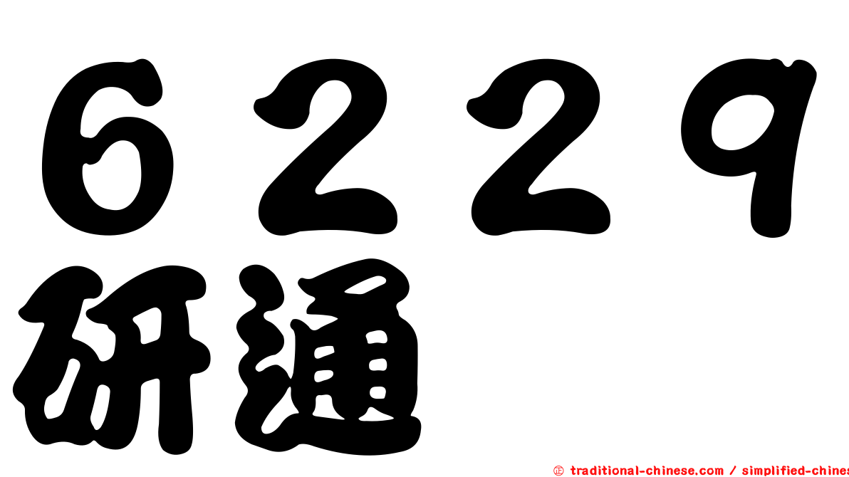 ６２２９研通