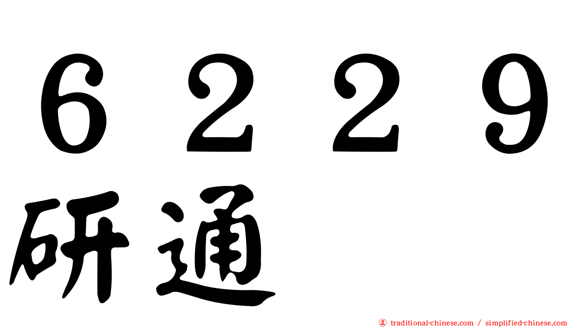 ６２２９研通