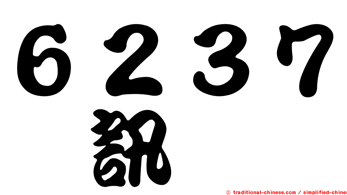 ６２３７驊訊