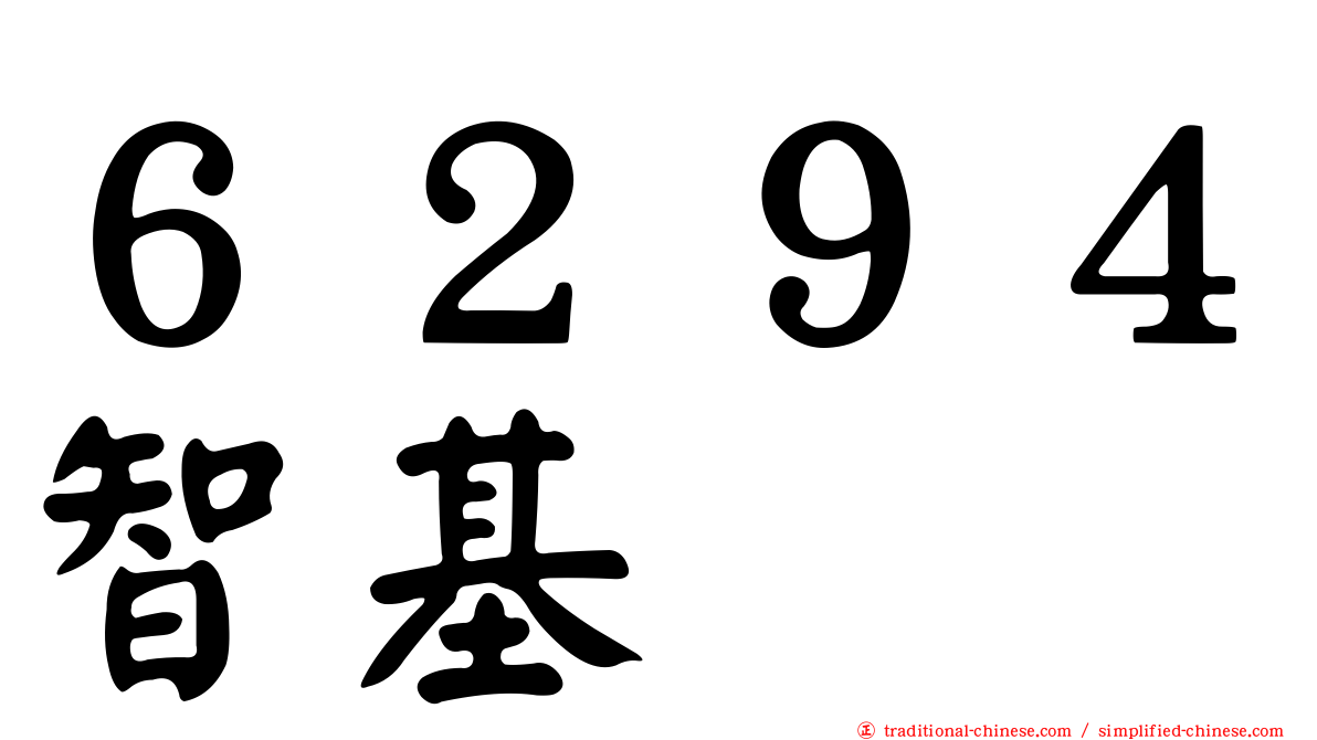 ６２９４智基