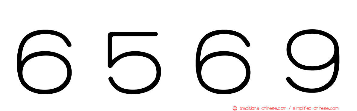 ６５６９