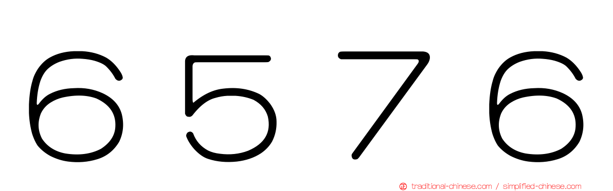 ６５７６