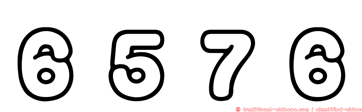 ６５７６