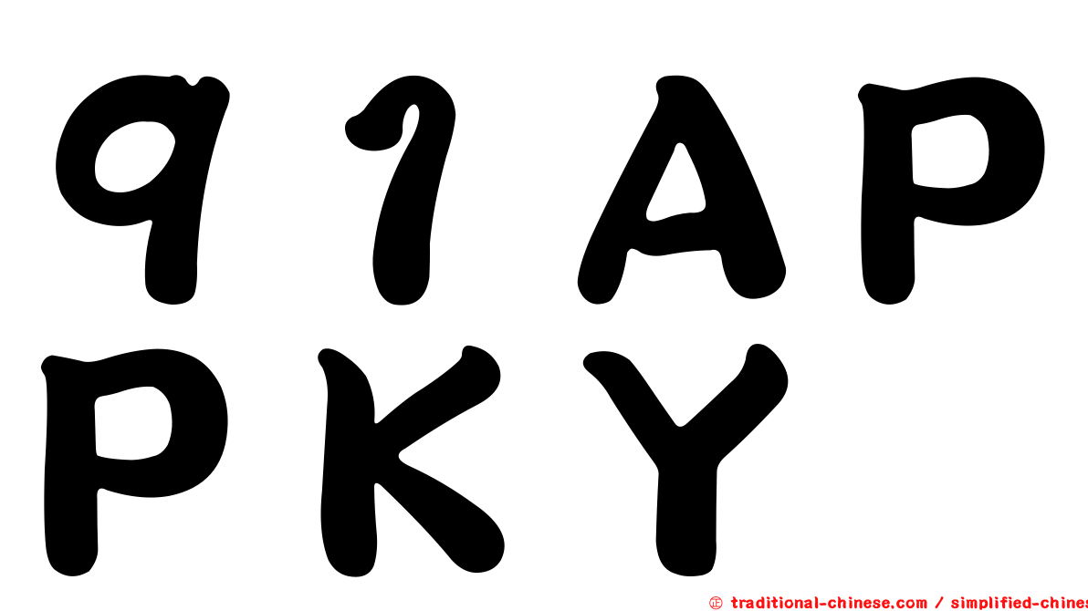 ９１ＡＰＰＫＹ
