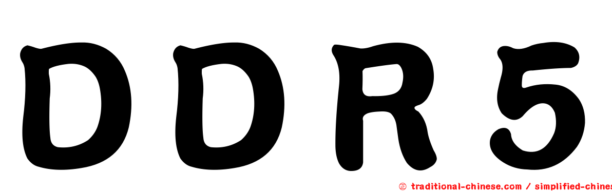 ＤＤＲ５