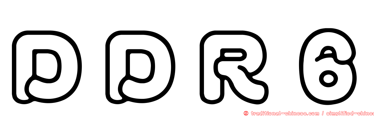 ＤＤＲ６
