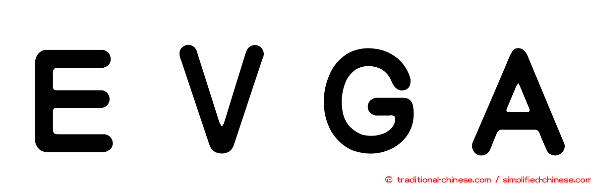 ＥＶＧＡ