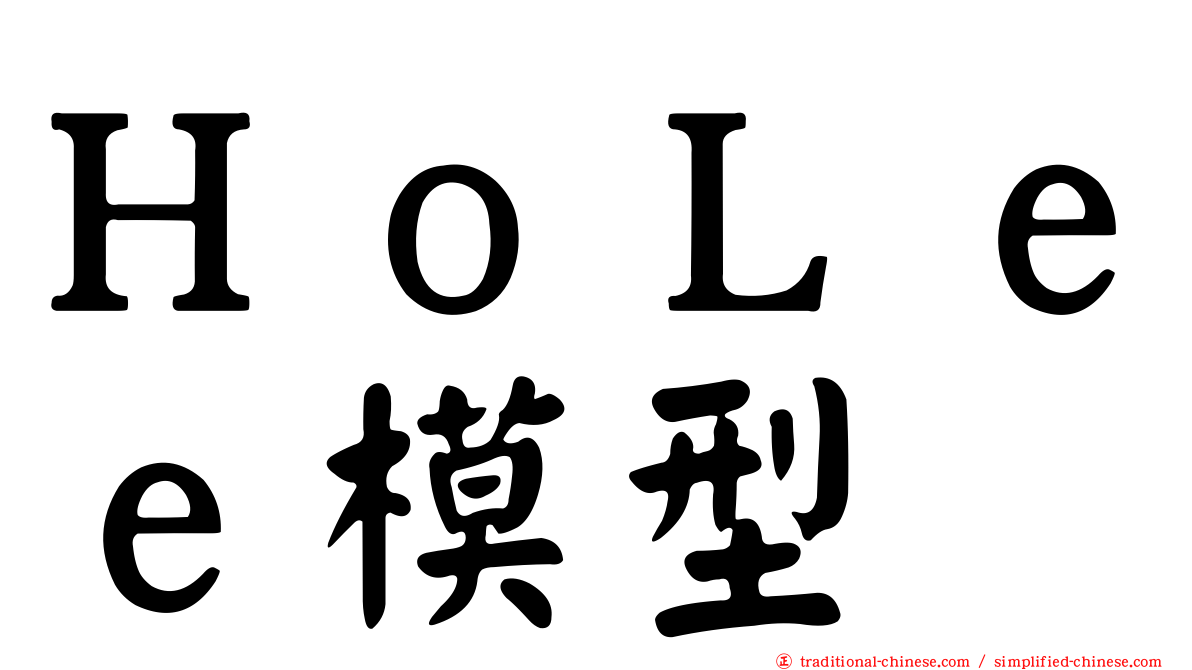 ＨｏＬｅｅ模型